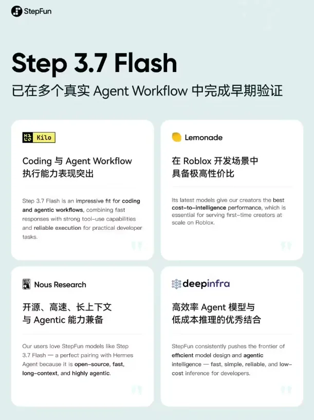 速度翻倍！阶跃星辰开源 Step 3.7 Flash 大模型