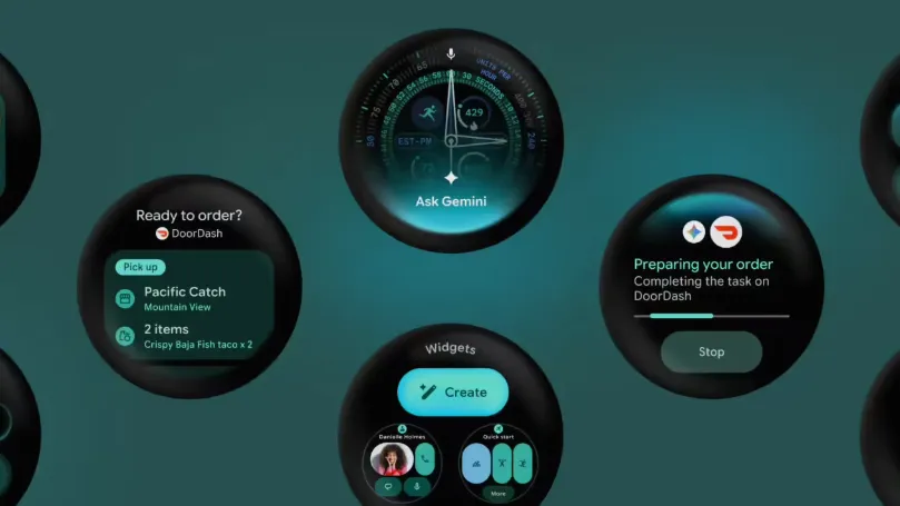 谷歌Wear OS 7发布：续航涨10%，戴上手腕的Gemini能帮你点外卖了