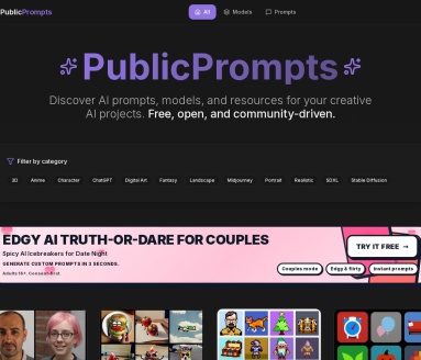 PublicPrompts screenshot 1