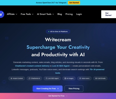 Writecream AI Content Detector screenshot 1