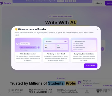 Smodin AI Content Detector screenshot 1