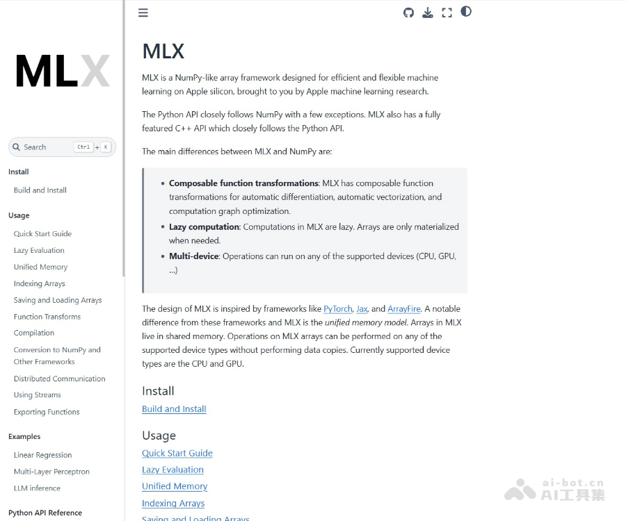 MLX screenshot 1