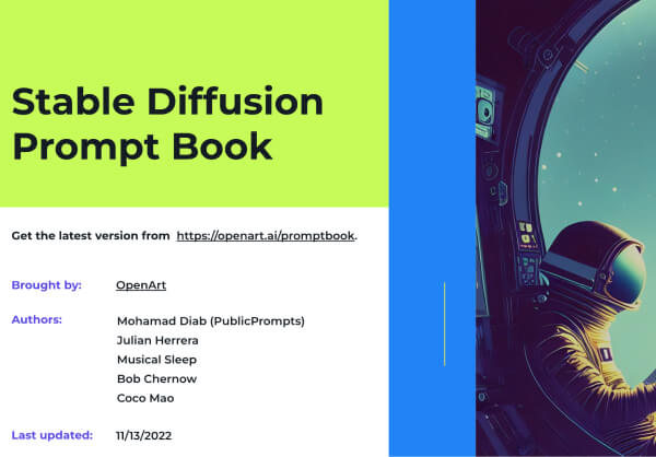 Stable Diffusion Prompt Book screenshot 1