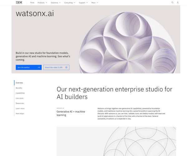 Watsonx.ai screenshot 1