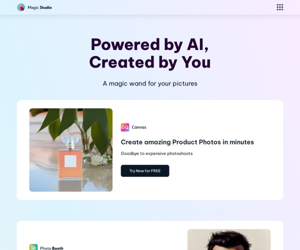 MagicStudio screenshot 1