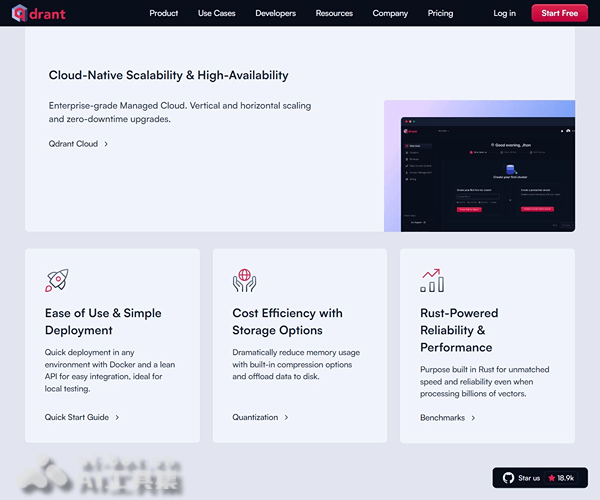 Qdrant screenshot 1