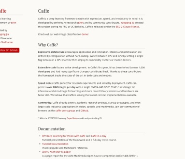 Caffe screenshot 1