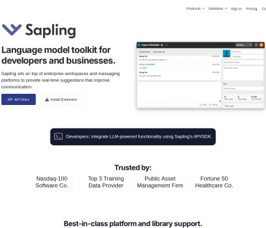 Sapling AI Content Detector screenshot 1