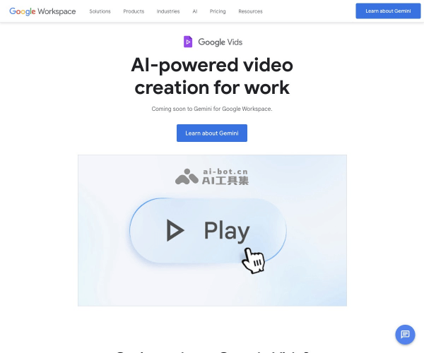Google Vids screenshot 1