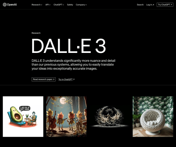 DALL·E 3 screenshot 1