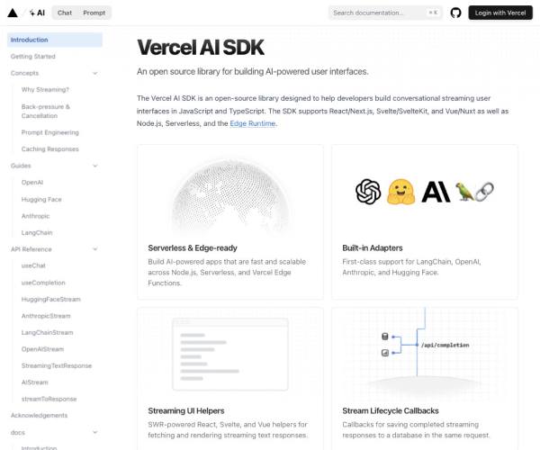 Vercel AI SDK screenshot 1