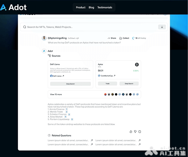 Adot screenshot 1