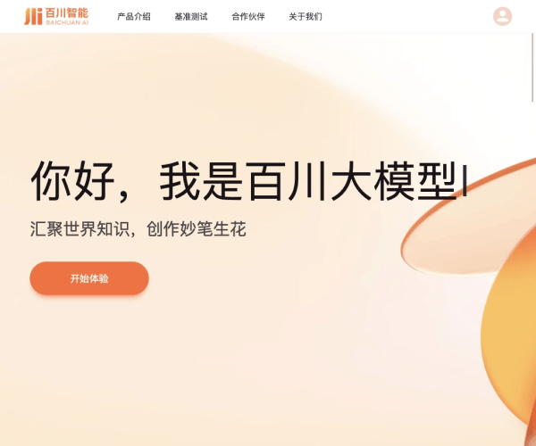 百川大模型 screenshot 1
