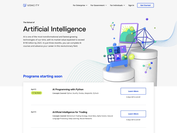 Udacity AI学院 screenshot 1