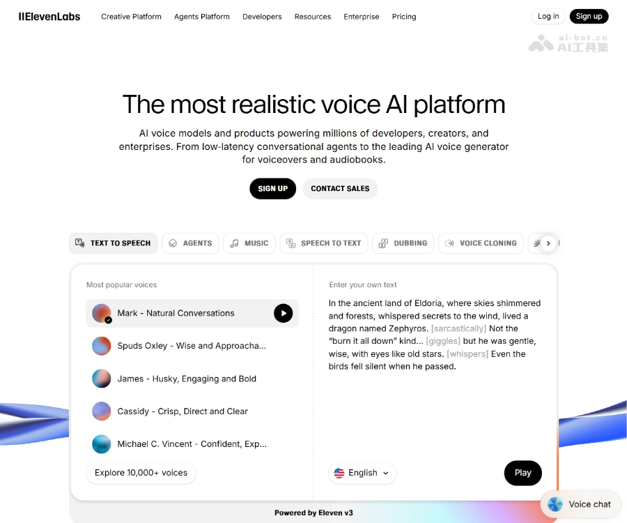 ElevenLabs screenshot 1