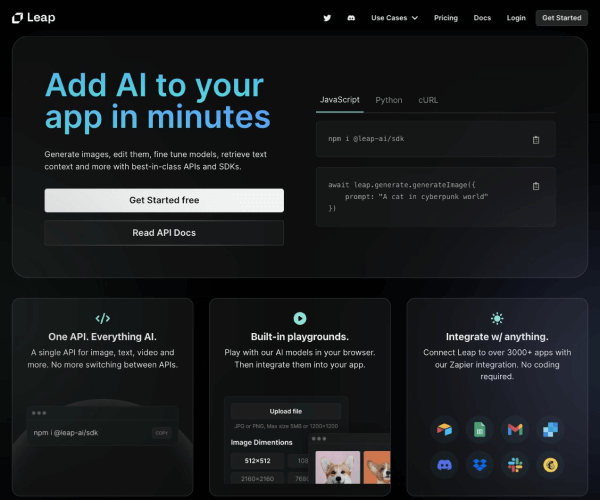 Leap screenshot 1