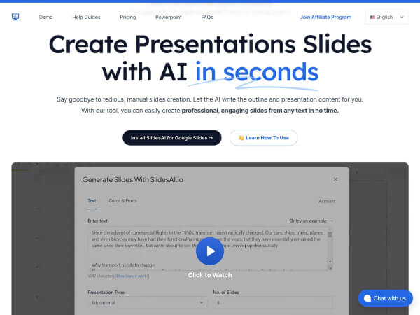 SlidesAI screenshot 1
