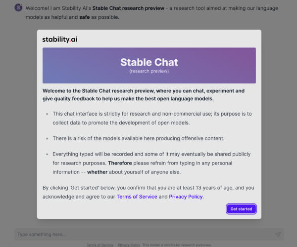 Stable Chat screenshot 1