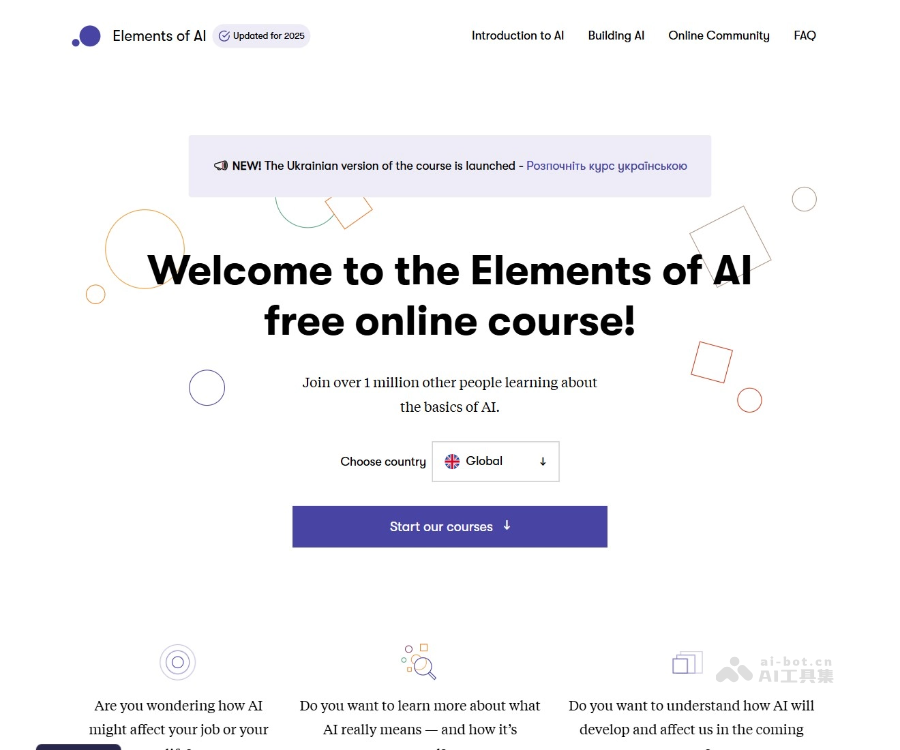 Elements of AI screenshot 1