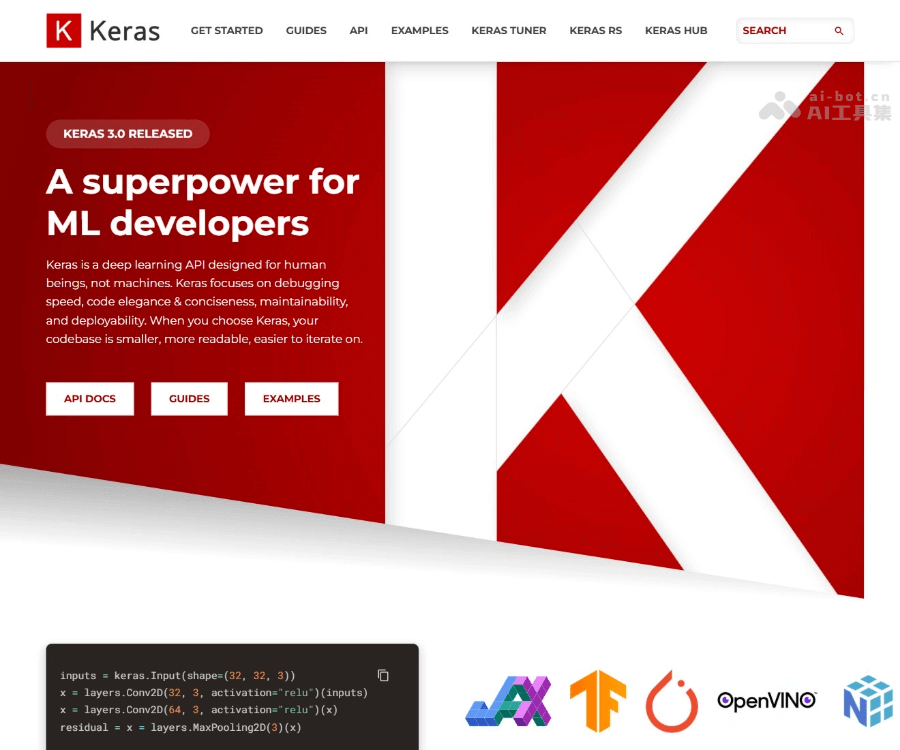 Keras screenshot 1