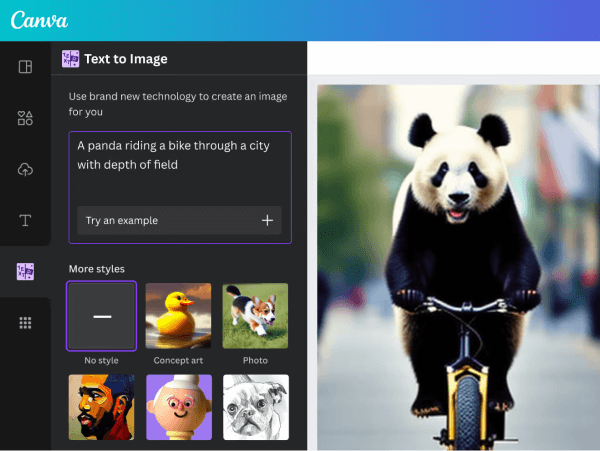 Canva AI图像生成 screenshot 1