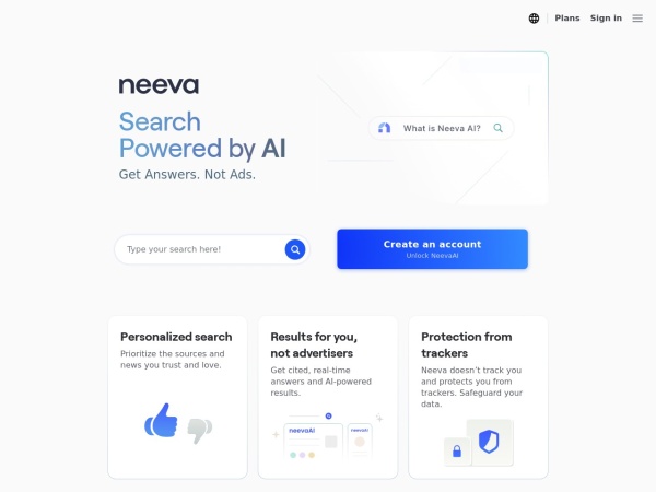 Neeva screenshot 1