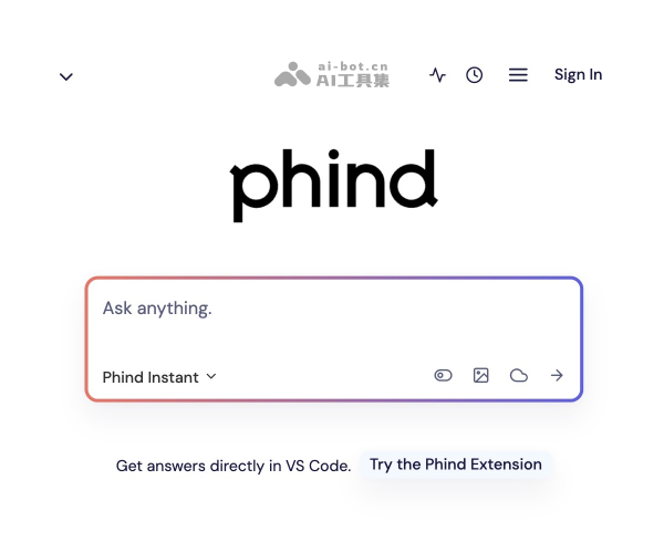Phind screenshot 1