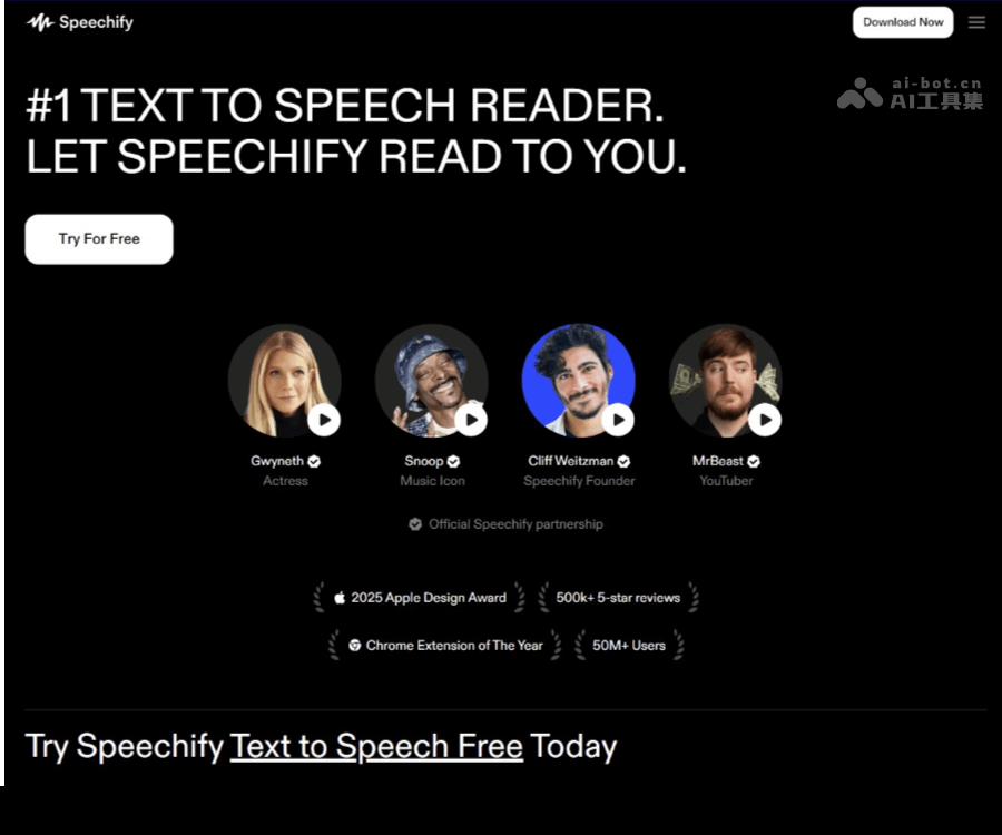 Speechify screenshot 1