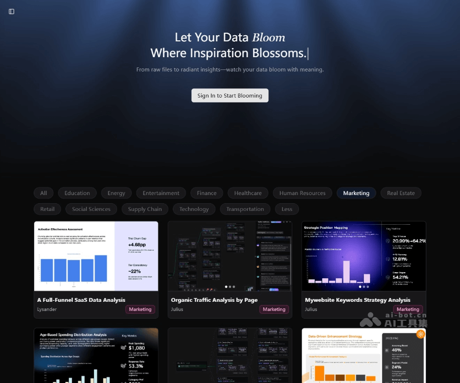 Bloom screenshot 1