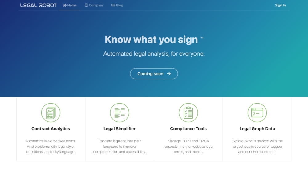 Legal Robot screenshot 1