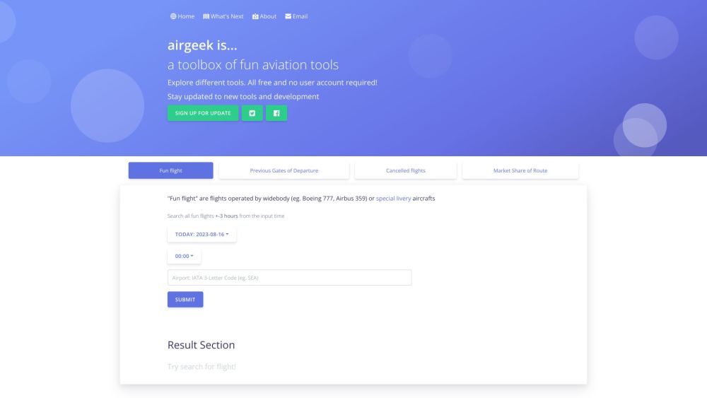 Airgeek screenshot 1