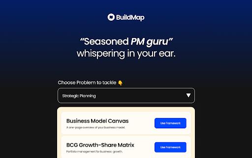 BuildMap - Chrome Extension screenshot 1