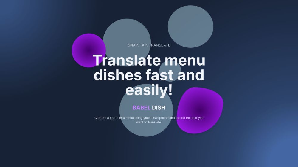 Babel Dish screenshot 1