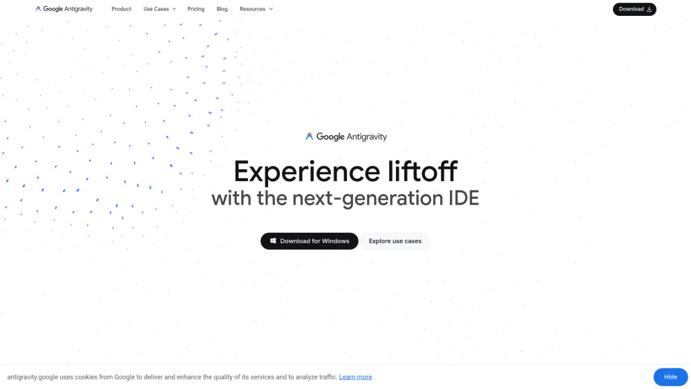 Google Antigravity screenshot 1