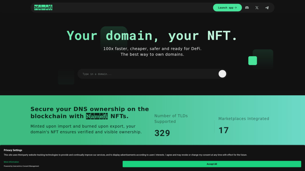 Namefi screenshot 1