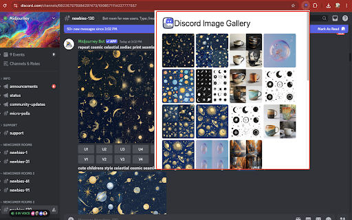 MidJourney Gallery Viewer - 谷歌插件 screenshot 1