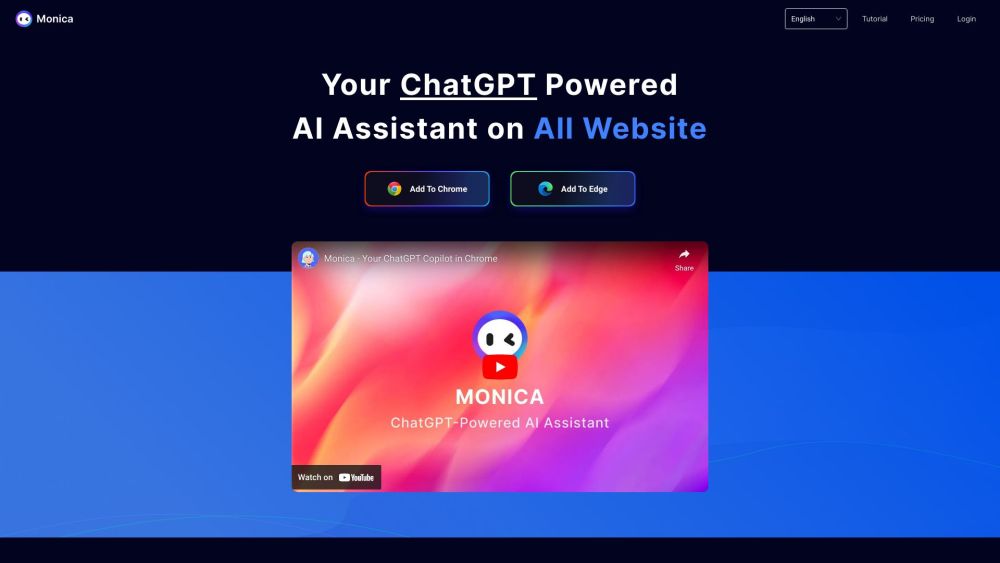 Monica screenshot 1