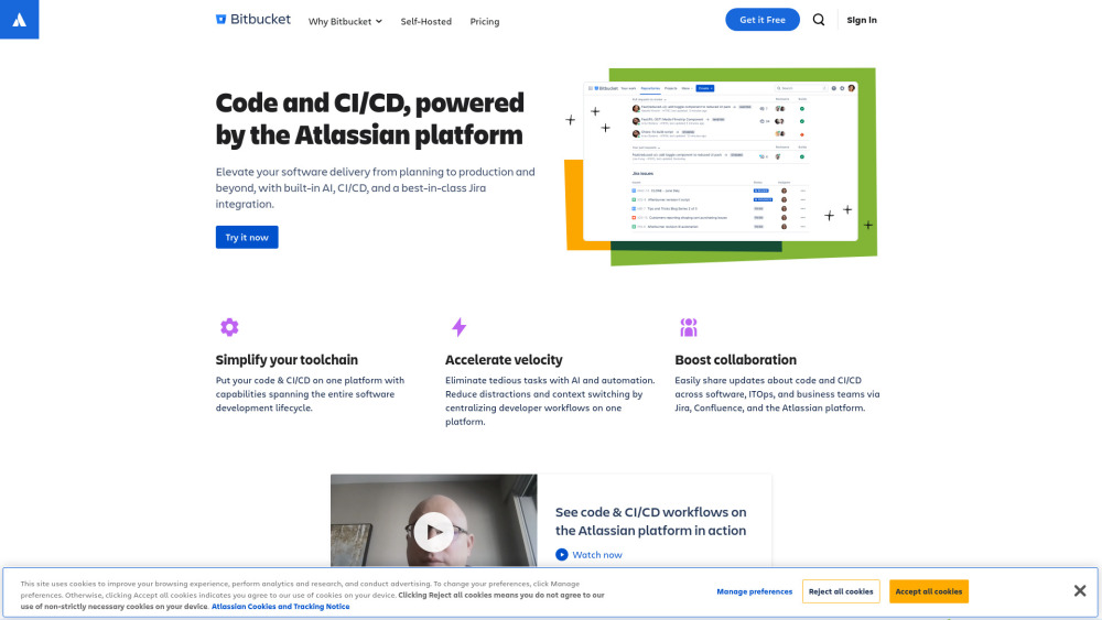 Bitbucket screenshot 1