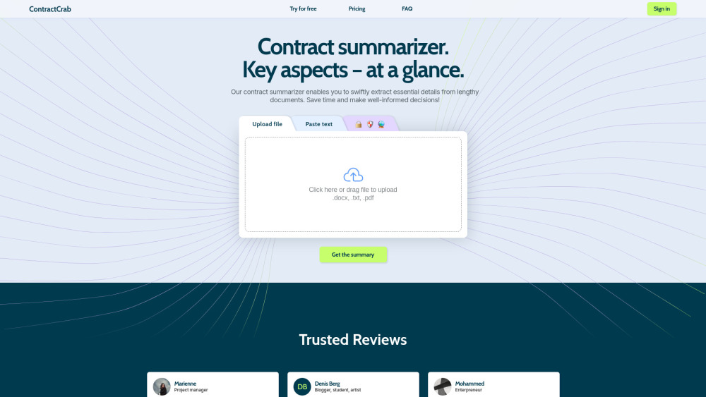 ContractCrab screenshot 1