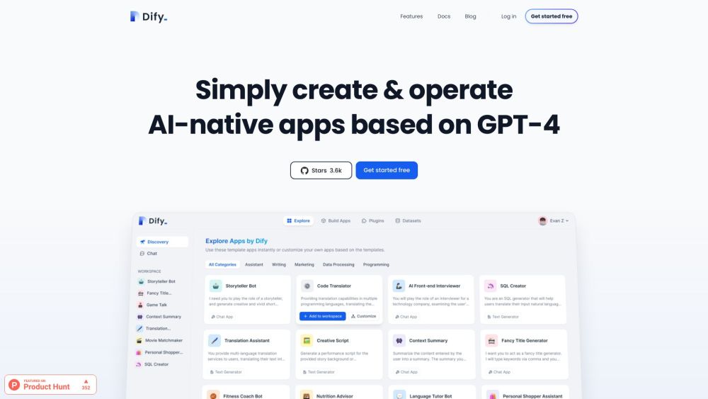 Dify.AI screenshot 1