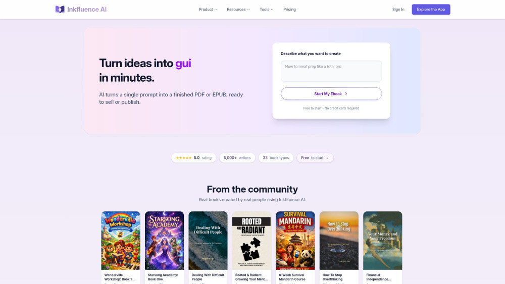 Inkfluence AI screenshot 1