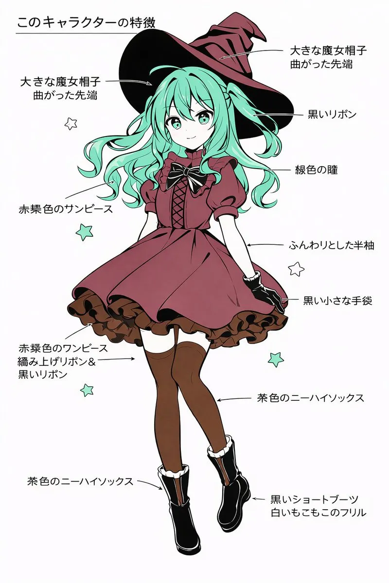 角色特征描述提示（日语） - 1