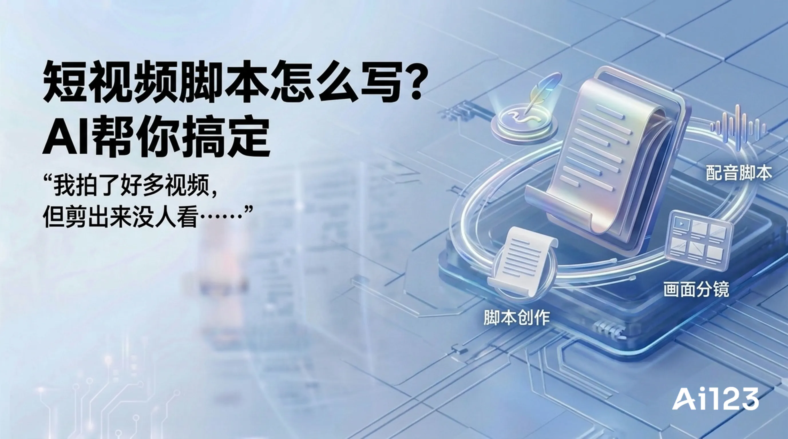 短视频脚本怎么写?AI帮你搞定