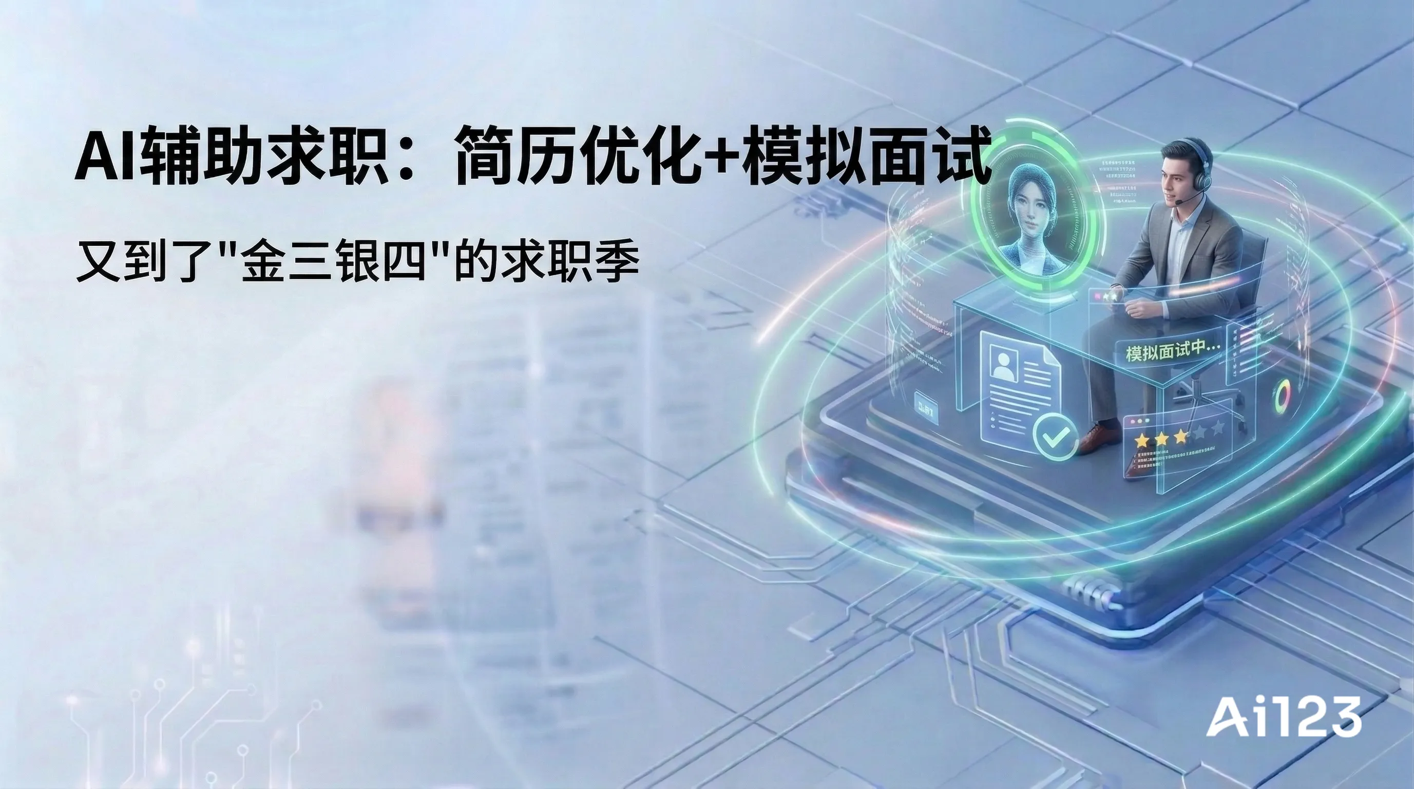 AI辅助求职：简历优化+模拟面试