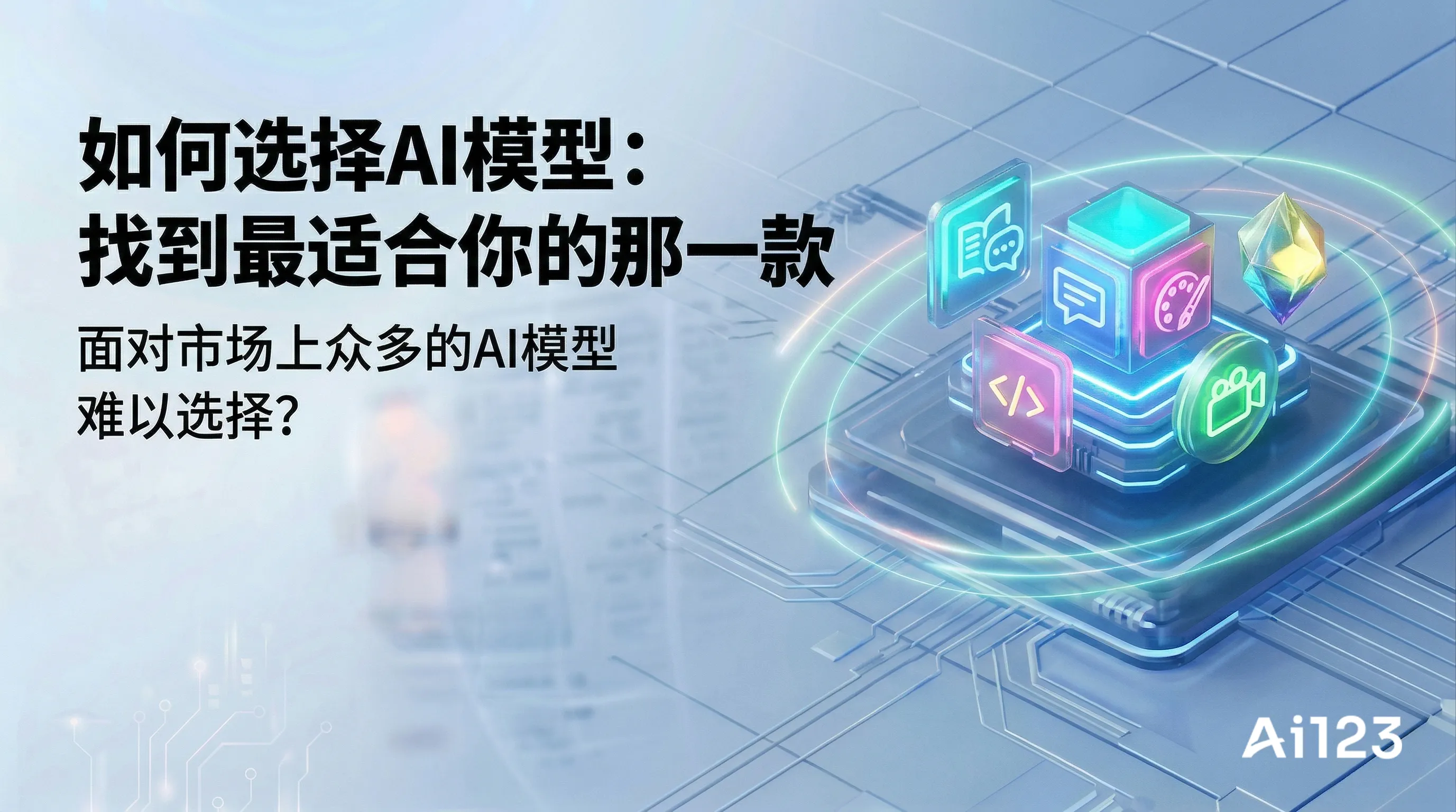 如何选择AI模型：找到最适合你的那一款