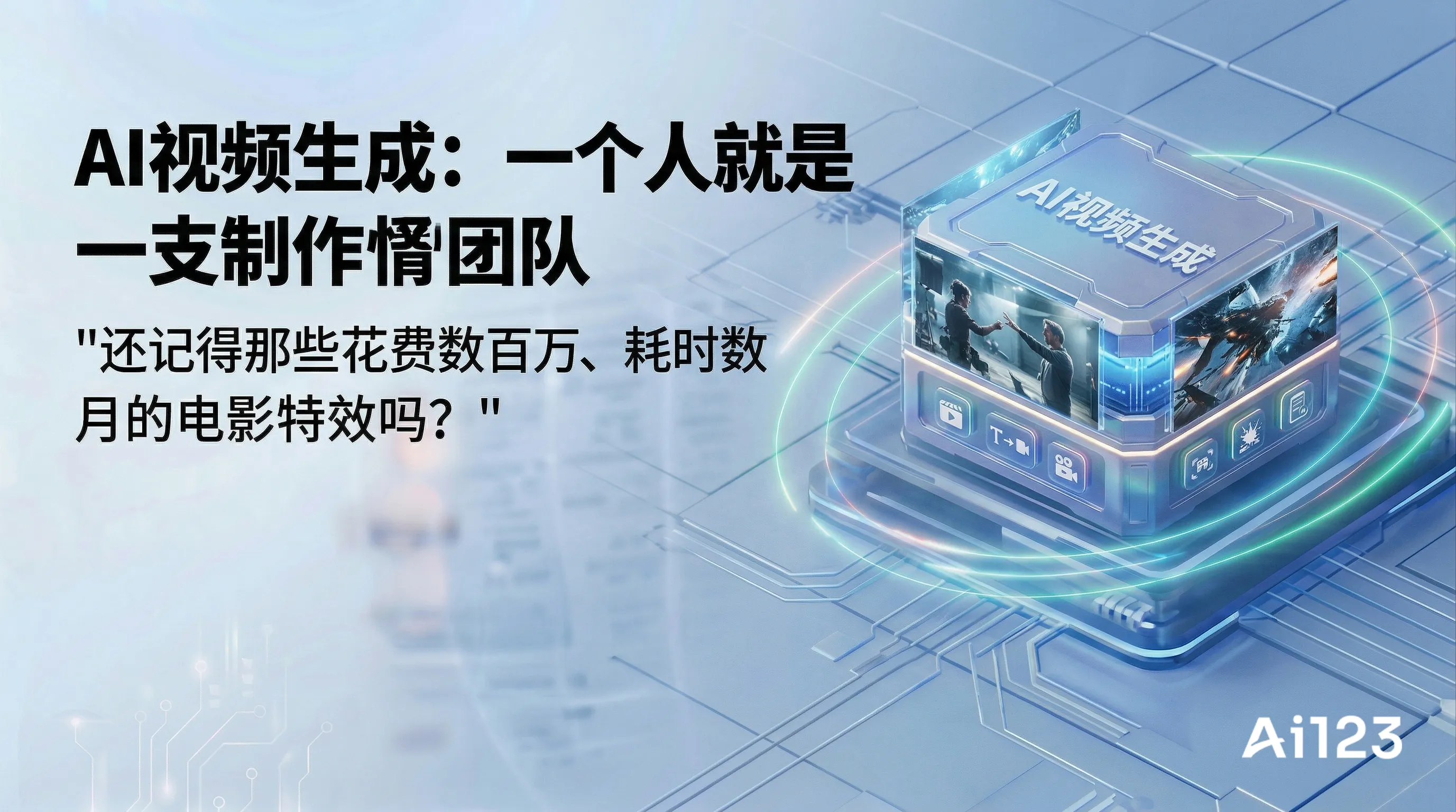 AI视频生成:一个人就是一支制作团队