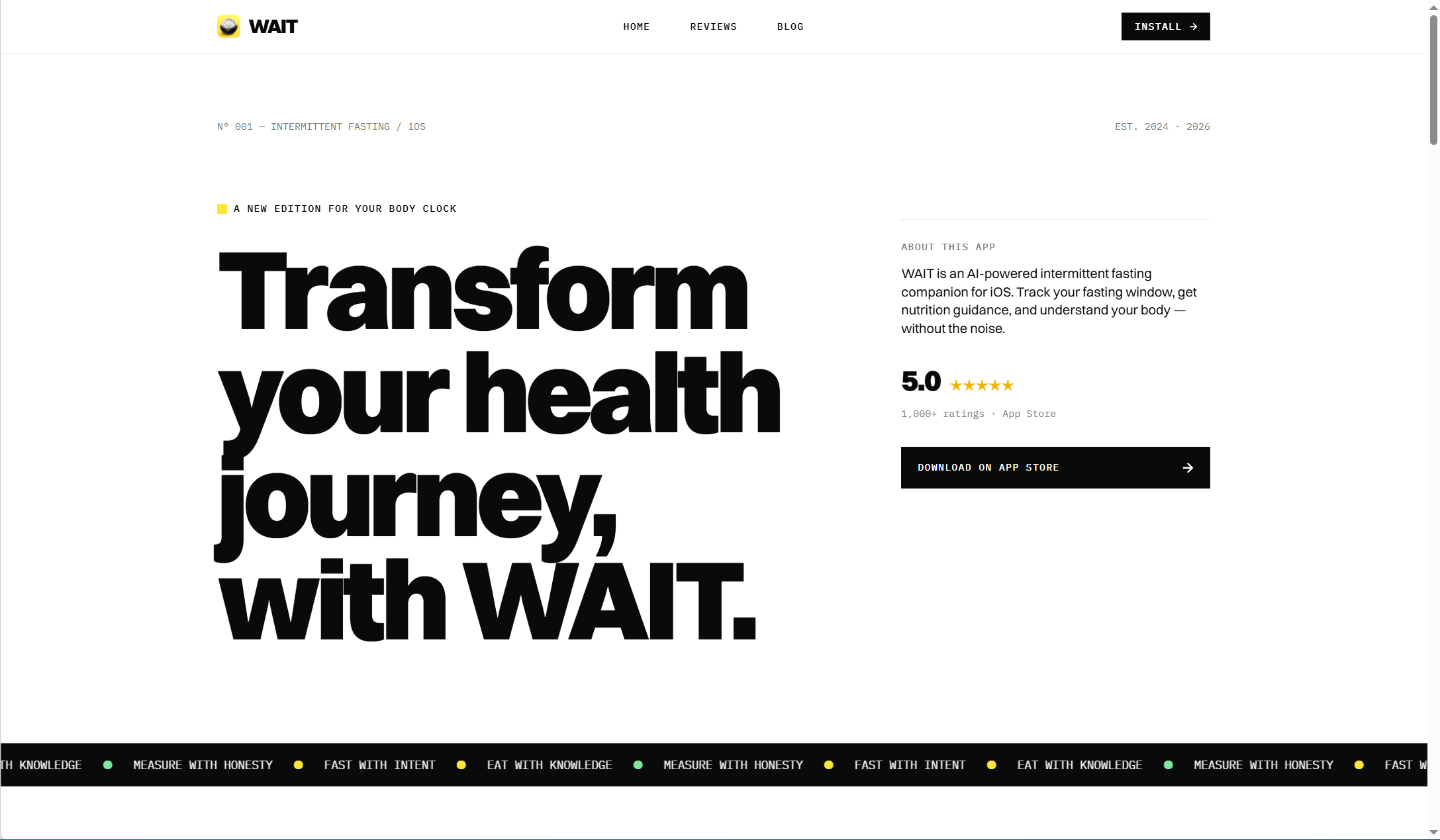 WAIT - AI Weight Loss Fasting screenshot 1