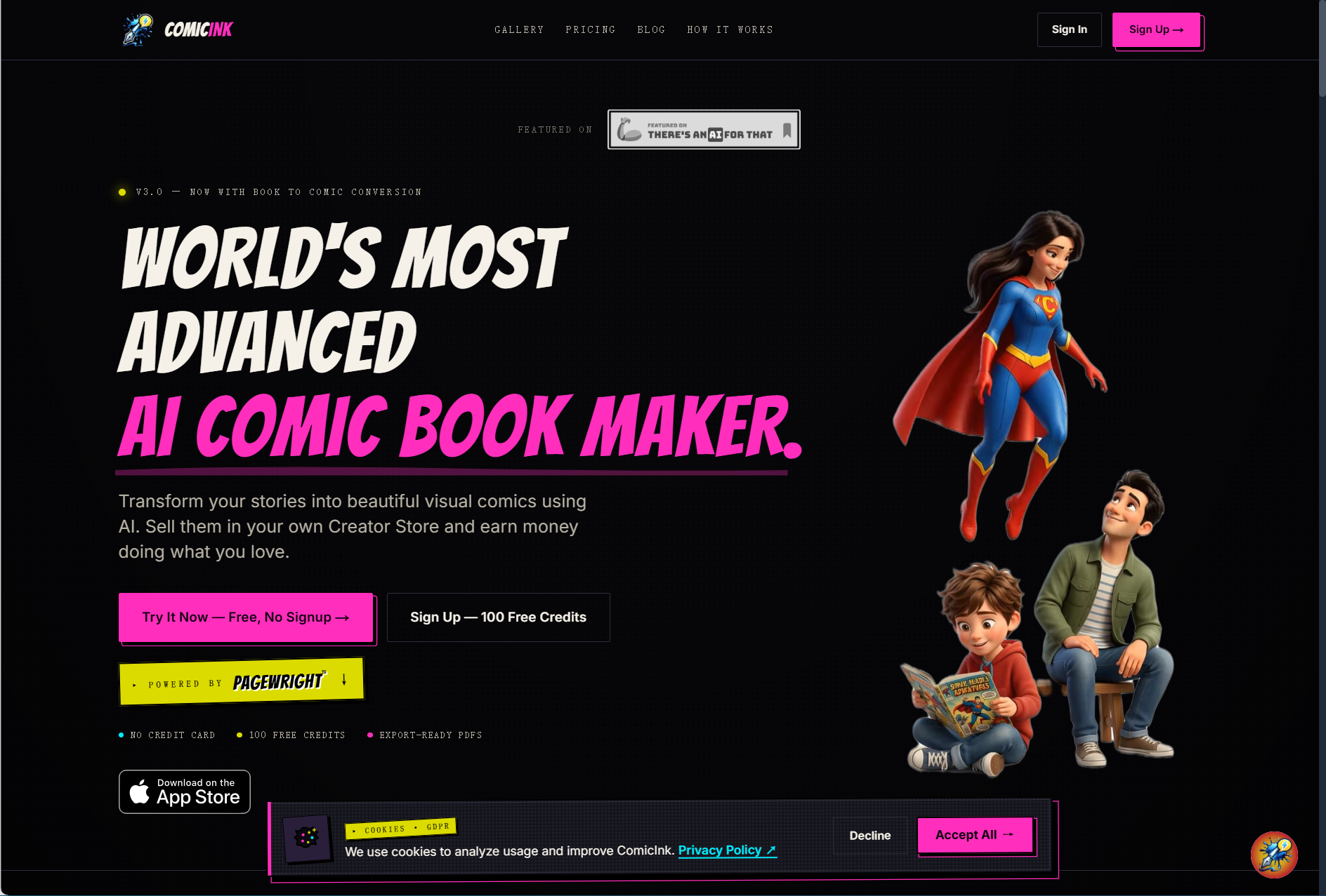 ComicInk screenshot 1