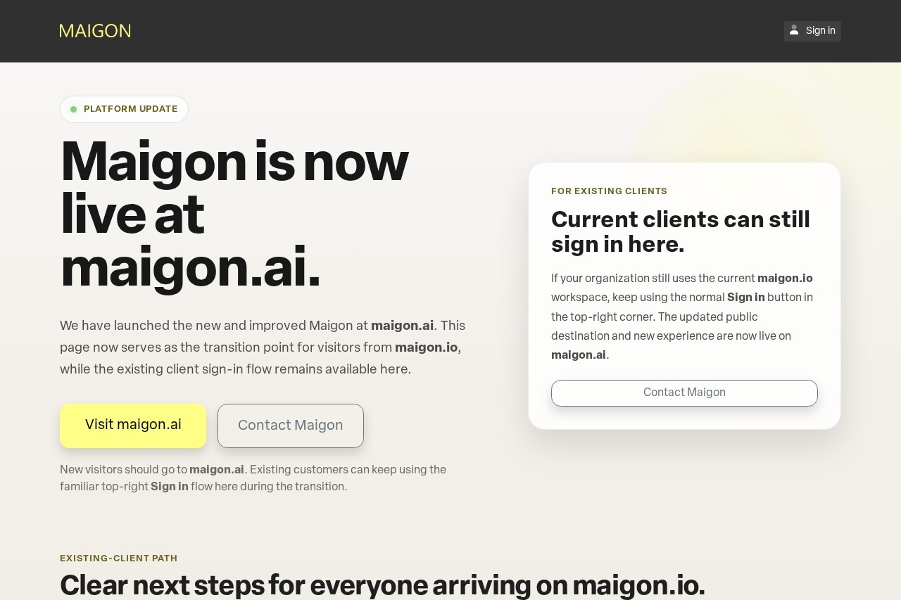 Maigon screenshot 1