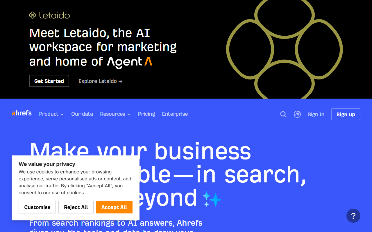 Ahrefs screenshot 1